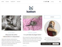Tablet Screenshot of kotton.pl